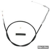 CABLE DE RETOUR POUR BIGTWIN & SPORTSTER 96UP - LONGUEUR : 93.50 CM - OEM 00000-00 - DRAG SPECIALTIES - FINITION : INOX