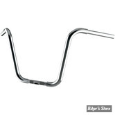 GUIDON KHROME WERKS - 1 1/4" - FAT APE HANGER - TOURING FLHR/FLTR 08UP - HAUTEUR : 14" - PERCE - CHROME - 300326