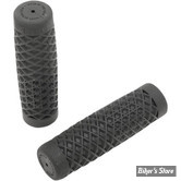 POIGNEES CAOUTCHOUC - ∅ 1" / 25,40MM - ODI - VANS X CULT V-TWIN GRIP SET - GUIDON DE 1" - NOIR - 573277 / B02VTB