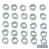 COLLIER POUR DURITE DE : 14.99MM / 19/32" - OEM 10049 - MCS - ZINC - LES 25 PIÈCES