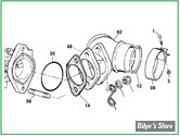  PIECE N° 00 - ECLATE DES PIECES DE PIPE D'ADMISSION - BIGTWIN 55/78 / SPORTSTER 57/78