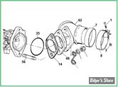  PIECE N° 00 - ECLATE DES PIECES DE PIPE D'ADMISSION - BIGTWIN 79/84 / SPORTSTER 78/85