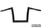 38MM INTÉGRAL - 1 1/2" - GUIDON TODDS CYCLE - 99UP - Strip Bar - HAUTEUR : 25.50 CM / 10" - NOIR BRILLANT