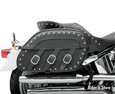 SACOCHES LATERALES - SADDLEMEN - S-4 RIGID MOUNT QUICK-DETACH SLANT SADDLEBAG - DESPERADO - SOFTAIL