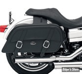 SACOCHES CAVALIERE - SADDLEMEN - DRIFTER SLANT SADDLEBAGS (OBLIQUE) - THROW-OVER - TAILLE : EXTRA JUMBO