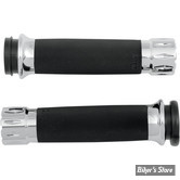 - POIGNEES AVON - CUSTOM - RIVAL - CAOUTCHOUC PLAT - TIRAGE ELECTRONIQUE - CHROME