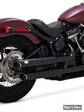 SILENCIEUX VANCE & HINES - TWIN SLASH 3" SLIP-ON - PCX - SOFTAIL MILWAUKEE EIGHT 18UP - NOIR - 46376