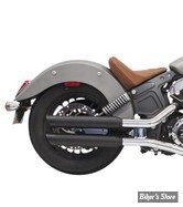 SILENCIEUX - INDIAN SCOUT 15/16 - BASSANI - SLASH CUT INDIAN SCOUT - NOIR - 8S17BSB