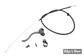 ECLATE L - PIECE N° 00 - KIT CABLE ET POIGNEE POUR FOURCHES À RESSORTS  - OEM 000000 - LONGUEUR DE CABLE : 115 CM -  V-TWIN - PARKERIZE