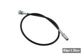 ECLATE A1 - PIECE N° 06 - KIT CABLE DE COMPTE TOURS - SPORTSTER 65/69 - OEM 92065-65A / 92065-67A - LONGUEUR : 74,90 cm - BAGUE : 16mm - NOIR