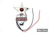 EMBLÊME D'ENTOURAGE DE PLAQUE D'IMMATRICULATION - SAFETY WITH REFLECTOR LICENSE PLATE TOPPER