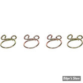 COLLIER POUR DURITE DE :10.80MM - SINGLE WIRE - FINITION : GOLD - ALL BALLS - FS00048 - LES 4 PIECES