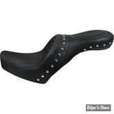 SELLE SADDLEMEN - EXPLORER SPECIAL - SADDLEGEL - HONDA VTX 1300 R/S 03/09 - SANS DOSSERET CONDUCTEUR - SADDLEHYDE - NOIR / CLOUS