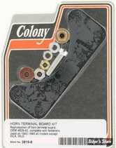 ECLATE K - PIECE N° 13 - KITS BORNES DE KLAXON  - OEM 4829-42 / 69037-42 - COLONY - 2819-8