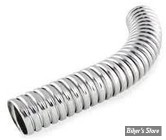 PARE CHALEUR - POUR TUBE DE 1 3/4" DE DIAMETRE - FLEXIBLE - OEM 65550-87 / T - W&W - CHROME