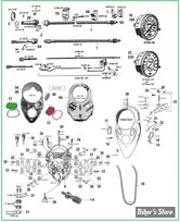  ECLATE A1 - PIECE N° 00 - ECLATE DES PIECES DE CONSOLE CATEYE 36/46