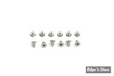 - VISSERIE D'EMBLEME DE RÉSERVOIR - 51/56 - OEM 2060 - INOX - LES 10 PIÈCES