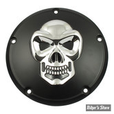 ECLATE I - PIECE N° 25 - COUVERCLE D EMBRAYAGE - OEM 25414-99 - SOFTAIL M8 2018 / TWINCAM 99/17 / TOURING 99/15 - SKULL - MCS - NOIR / CHROME