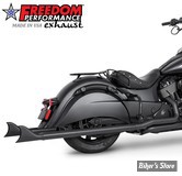 ECHAPPEMENT - FREEDOM PERFORMANCE - INDIAN CHIEF CLASSIC 14UP - SHARKTAIL TRUE DUALS - NOIR - IN00037