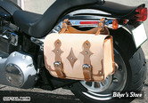 SACOCHE CAVALIERES EASYRIDERS - HIPE SADDLEBAG D - NATUREL / MARRON