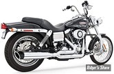 - ECHAPPEMENT FREEDOM PERFORMANCE - UNION - 2EN1 - DYNA 06/17 - CHROME / NOIR SCULPTE - HD00379