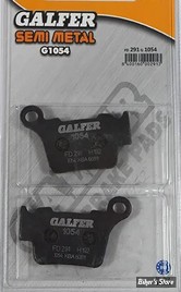 - PLAQUETTES DE FREIN ARRIERE -  OEM 2206146 / OEM HD 41300241- INDIAN SCOUT 17UP /  PAN AMERICA RA1250 21UP - GALFER - SEMI-METALLIQUE - FD165G1054