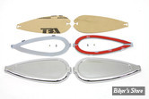 - Emblèmes de réservoir - 40/46 -OEM 61773-40 / 61775-40 - CHROME - AVEC MONTAGE
