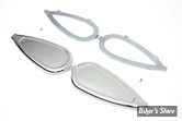 - Emblèmes de réservoir - 40/46 -OEM 61773-40 / 61775-40 - CHROME - AVEC MONTAGE