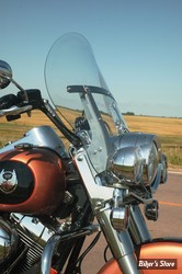 PARE BRISE DE REMPLACEMENT -  FLHR ROAD KING 99UP / FLD 12/16 - KLOCK WERKS - Flare™ Billboard Windshield - HAUTEUR / 42cm / 16.5"  - COULEUR : CLAIR - KW05-01-0237