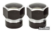 BOUCHONS DE VALVE TRIK TOPZ - HEX TONE TWO - NOIR