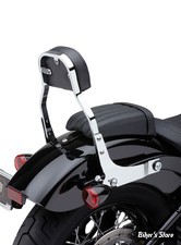 KIT SISSY BAR DETACHABLE - SOFTAIL FLDE / FLSL / FXBB 18UP - COBRA - CHROME - HAUTEUR : 11" - PROFILE : CARRE - 602-2026