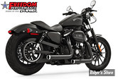 - ECHAPPEMENT FREEDOM PERFORMANCE - STAGGERED DUALS - 2EN2 - SPORTSTER 04UP - NOIR / CHROME - HD00383