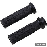 POIGNEES - INDIAN TBW 2018UP - ODI - Hart-Luck Signature V-Twin Lock-On™ Grips for Indian - NOIR / NOIR - V31ITW-BB-B