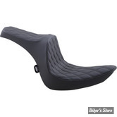 SELLE DRAG SPECIALTIES - PREDATOR III SEAT - SOFTAIL 06/17 (200) - DOUBLE DIAMOND / COUTURES : NOIR 