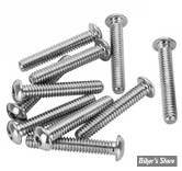 VIS TETE BOMBEE 1/4"-20 X 38.00MM / 1 1/2" - ALLEN - CHROME - LE PAQUET DE 10 PIECES