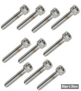 VIS TETE ALLEN / BTR - 10-32 X 38MM / 1 1/2" - COLONY - CHROME - LES 10 PIECES