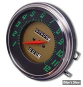 ECLATE A1 - PIECE N° 23A - 2:1 - COMPTEUR - FAT BOB - RAPPORT : 2:1 - EN MPH - 48/61 - GREEN FACE PLATE