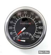 ECLATE A1 - PIECE N° 18 - COMPTEUR - FAT BOB - RAPPORT : 1:1 - EN KM/H - RPM FACE -