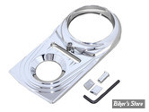 ECLATE A1 - PIECE N° 08 - INSERT DE CONSOLE - SOFTAIL 00UP / FXDWG 93/03 - V-TWIN - CHROME