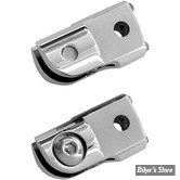 ADAPTATEURS POUR REPOSES PIEDS ARRIERE - ACCUTRONIX - INDIAN 14UP - CHROME - FRMT401-C