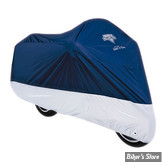HOUSSE MOTO NELSON RIGGS - MC-903 - DELUXE - NAVY/ARGENT - TAILLE M