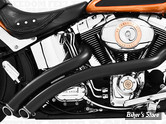 - ECHAPPEMENT FREEDOM PERFORMANCE - RADICAL RADIUS - 2 EN 2 - SOFTAIL 86/17 - NOIR / EMBOUT BISEAU : NOIR SCUPLTE - HD00397