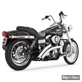 - ECHAPPEMENT FREEDOM PERFORMANCE - RADICAL RADIUS - 2 EN 2 - DYNA 06/17 - BISEAU - CHROME - EMBOUT : CHROME - HD00398