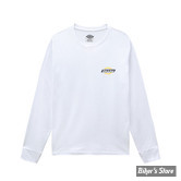 TEE-SHIRT MANCHES LONGUES - DICKIES - RUSTON - BLANC