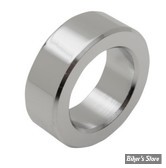 ENTRETOISE D'AXE DE ROUE - DIAMETRE INTERNE : 1" - LONGUEUR : 13.10 MM - FXS/FXST/FLST/FXCW - AVANT COTE DROIT - OEM 41695-07 - CHROME - LA PIECE