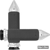 POIGNEES AVON - MEMORY GRIPS - TIRAGE ELECTRONIQUE TBW - DIAMETRE : 1.625" / LARGE - SPIKE - FINITION : CHROME - MF-63B-CH-FL-SP