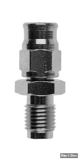 RACCORD - DURITE A SERTIR SUR RACCORD AN3 3/8"-24 I.F - 0° - CHROME - 440-03CH