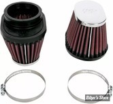 FILTRE A AIR - DIAMÈTRE D'ENTRÉE : Ø 54MM - K&N - RC-0982 - LES 2 PIÈCES