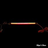 BANDE DE LEDS - 2 FONCTIONS - LONGUEUR :145 MM - DYNAMICS - INTEGRATED TRUFLEX LED STRIPS - LONGUEUR : 145MM - CABOCHON FUME - LEDS : 10 ORANGE + 20 ROUGE + 10 ORANGE