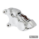 ETRIER AVANT ARLEN NESS - 4-PISTON BRAKE CALIPERS - DISQUE DE 11.8" - CHROME - COTE GAUCHE - 02-220